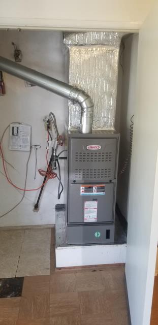 Replaced a gas furnace in the city of Palos Verdes Estates, CA.