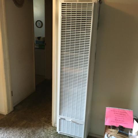Installed a new wall furnace in the city of Downey, CA. Installed a new wall furnace in the city of Downey, CA.