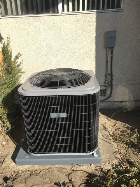 Replaced a condenser, coil, and furnace in the city of Norwalk, CA.