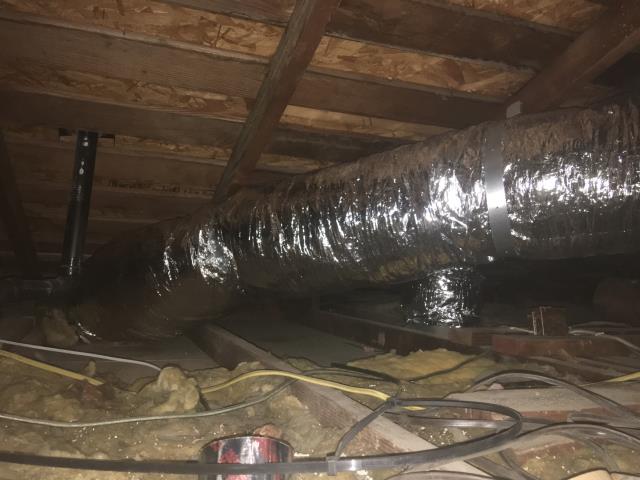 Replaced a gas furnace and replaced ducts in the city of Seal Beach, CA.