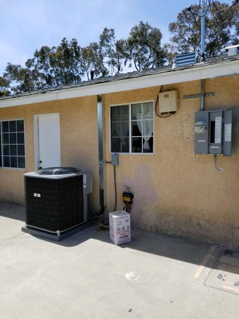 Installed a new condenser, coil, and furnace. We also installed a 200amp Panel in the city of Oxnard, CA.