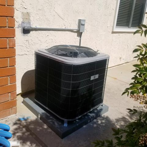 Replaced the condenser, coil, and furnace in the city of Laguna Niguel, CA.