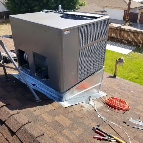 San Bernardino, CA - Replaced a package unit and installed a Nest Thermostat in the city of San Bernardino, CA. San Bernardino, CA - Replaced a package unit and installed a Nest Thermostat in the city of San Bernardino, CA.