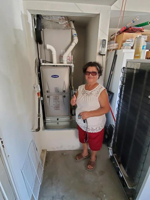 Replaced a condenser, coil, and furnace in the satisfied Coye Home, located in the city of Downey,CA.