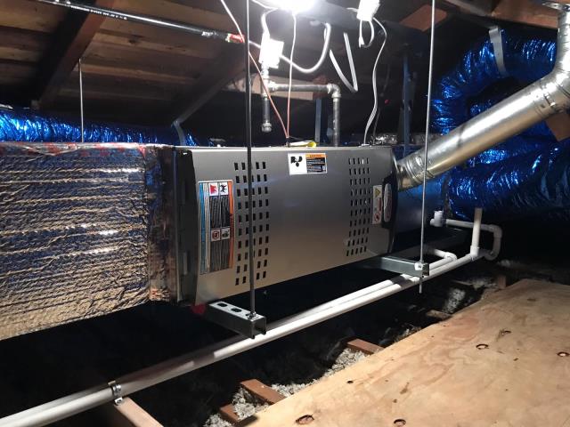 Installed a condenser, coil, and furnace in the city of Burbank, CA.