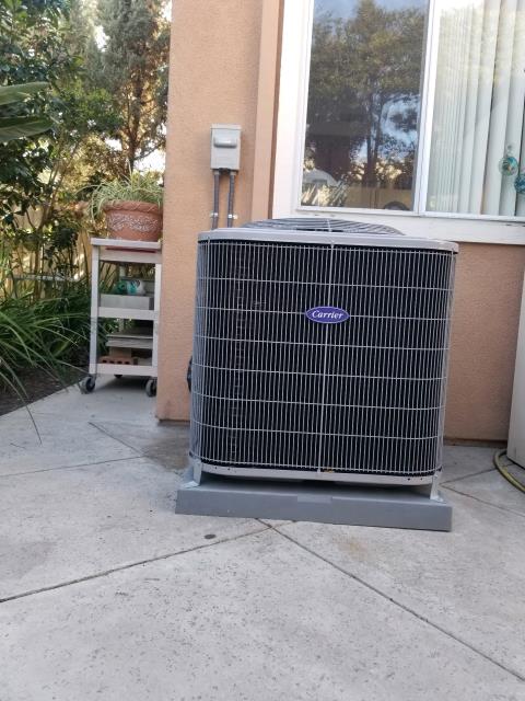 Replaced a condenser, coil, and furnace in the city of Irvine, CA.