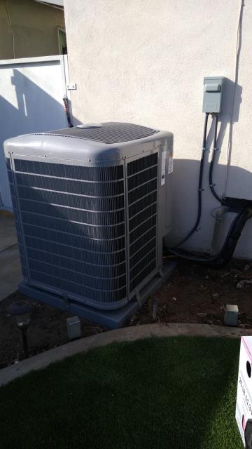 Replaced a condenser, and coil. Also installed a new gas furnace along with ducts in the city of Torrance, CA.