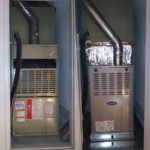 Replaced a gas furnace in the city of Monterey Park, CA.