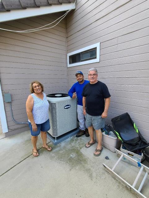 Replaced a condenser,coil, along with the ducts in the city of Riverside,CA.