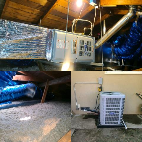 Furnace, condenser, coil and duct replacement for a wonderful family in the city of Buena Park.