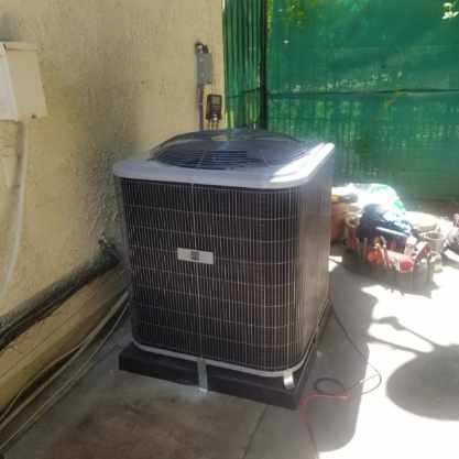 Replaced a condenser and coil in the city of Calabasas, CA.