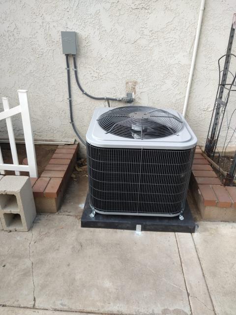 Replaced a condenser, coil, and furnace along with the duct work in the city of Corona, CA.