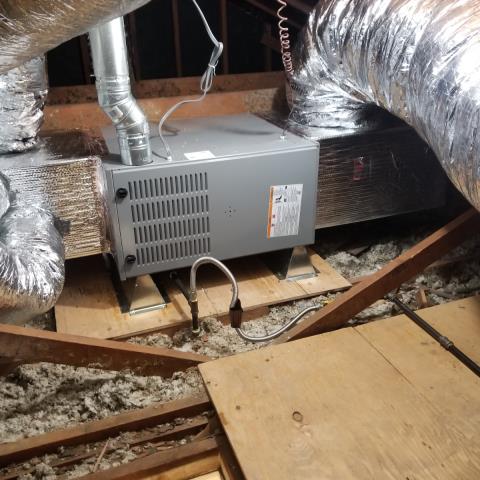 Replaced a gas furnace along with the duct work in the city of Monterey Park,CA.