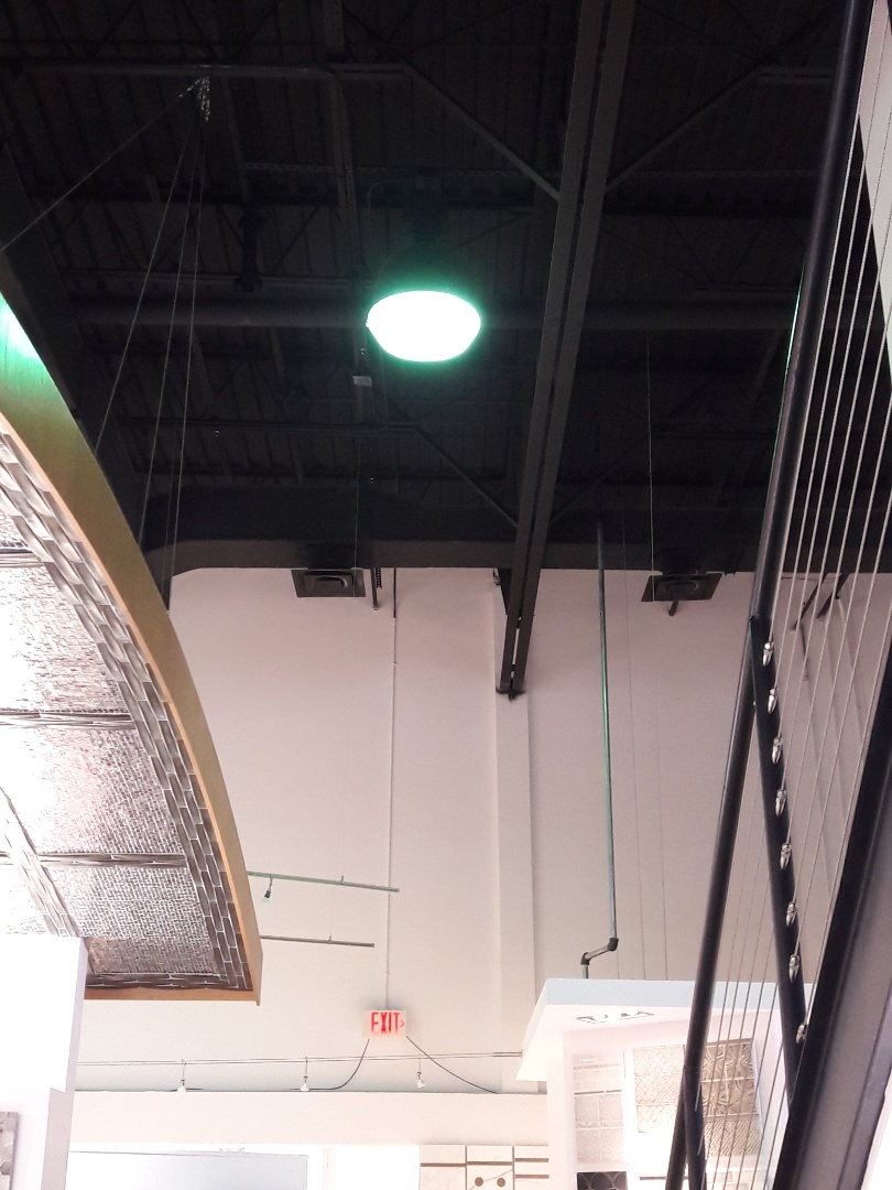 Delray Beach, FL - Diagnosed and replaced lamp and ballast on 400 metal halides high hat fixtures in 25 ft ceiling.
Delray Beach Fl 33444 Delray Beach, FL - Diagnosed and replaced lamp and ballast on 400 metal halides high hat fixtures in 25 ft ceiling.
Delray Beach Fl 33444