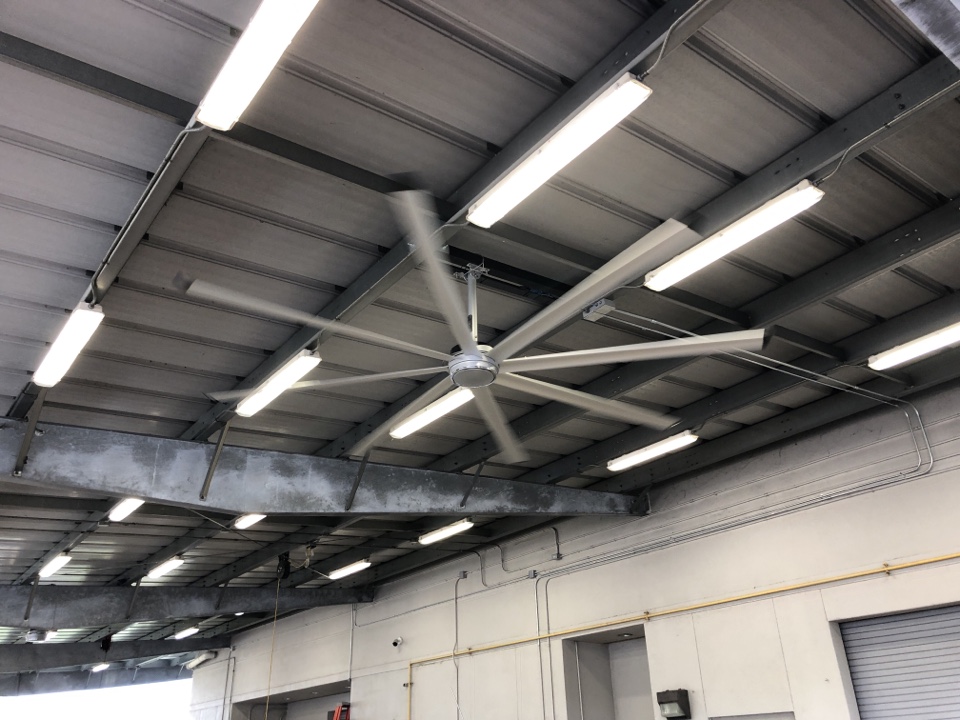 Installing new big ass fans Installing new big ass fans