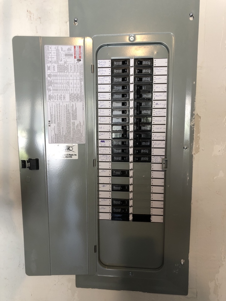 Installed new electrical panel in Weston fl.