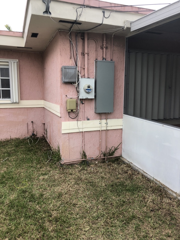 Installed new electrical panel 