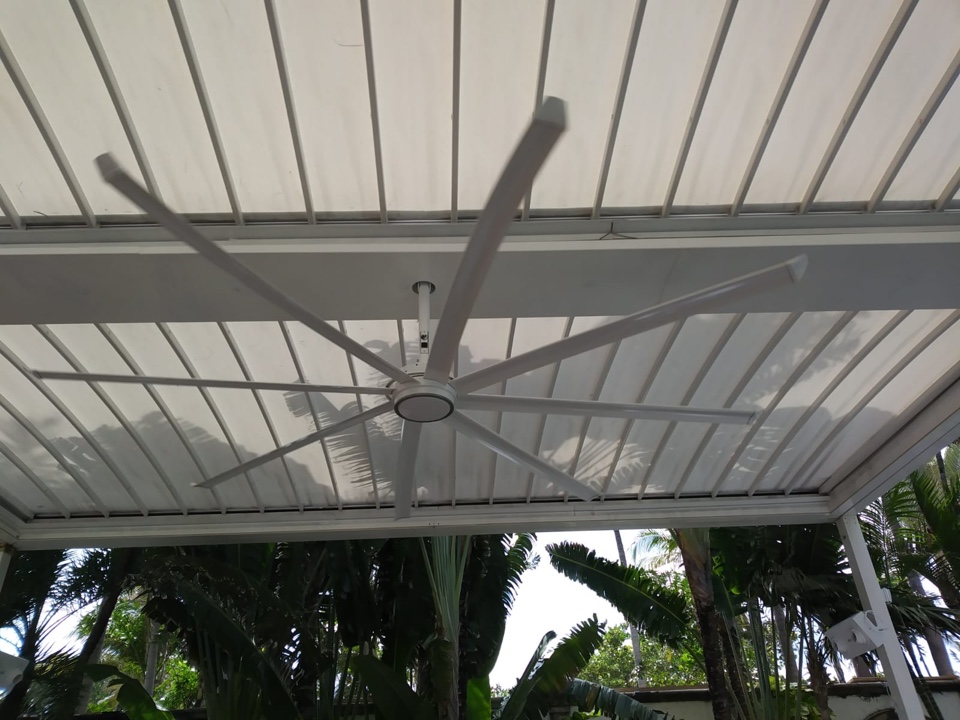 Miami Beach, FL - Installing new big ass fans Miami Beach, FL - Installing new big ass fans