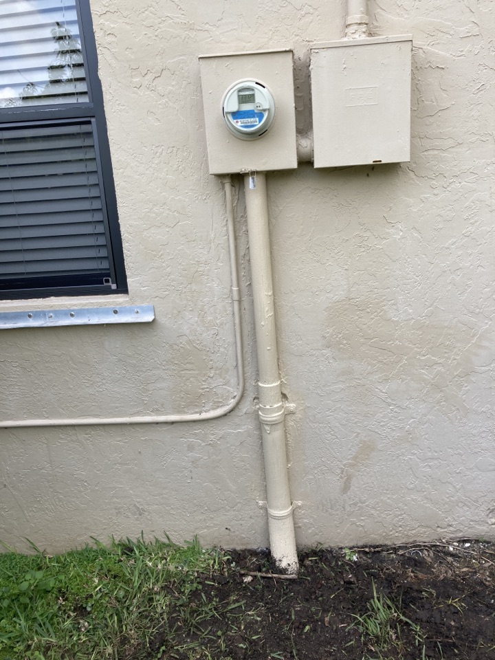Homestead, FL - Replaced rusted out down pipe Homestead, FL - Replaced rusted out down pipe