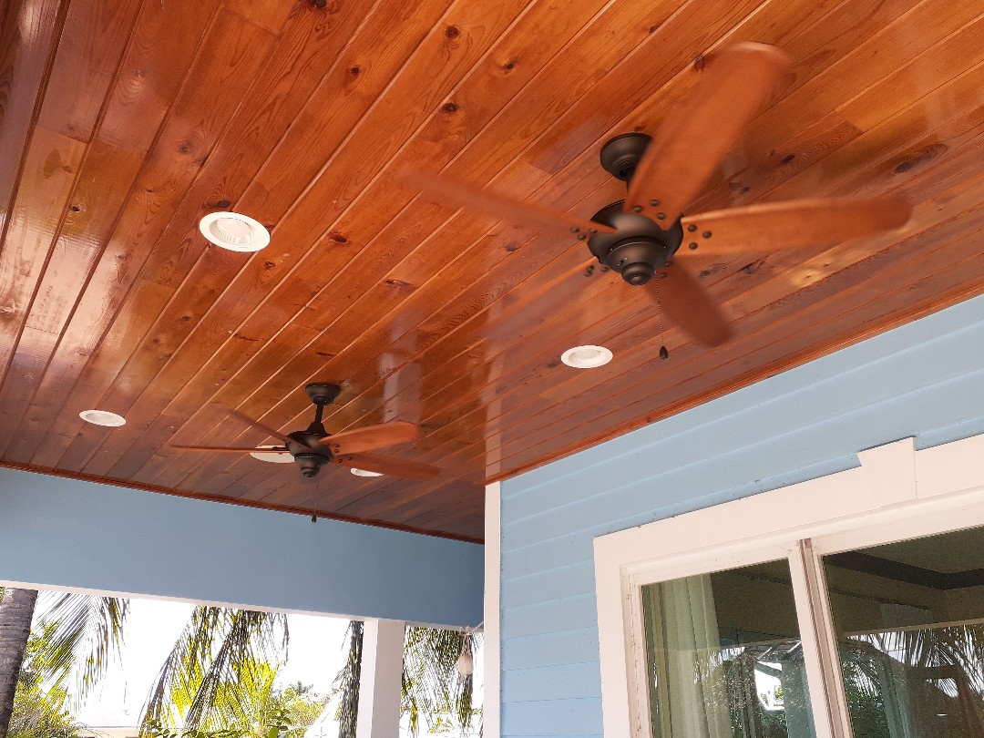 Installed patio ceiling fans.
Dania Beach Fl 33004