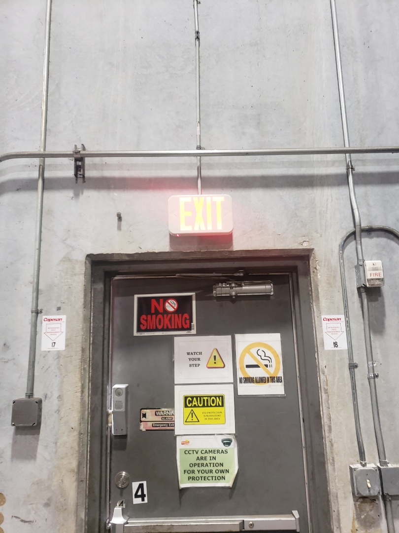 Repair exit light!!! Repair exit light!!!