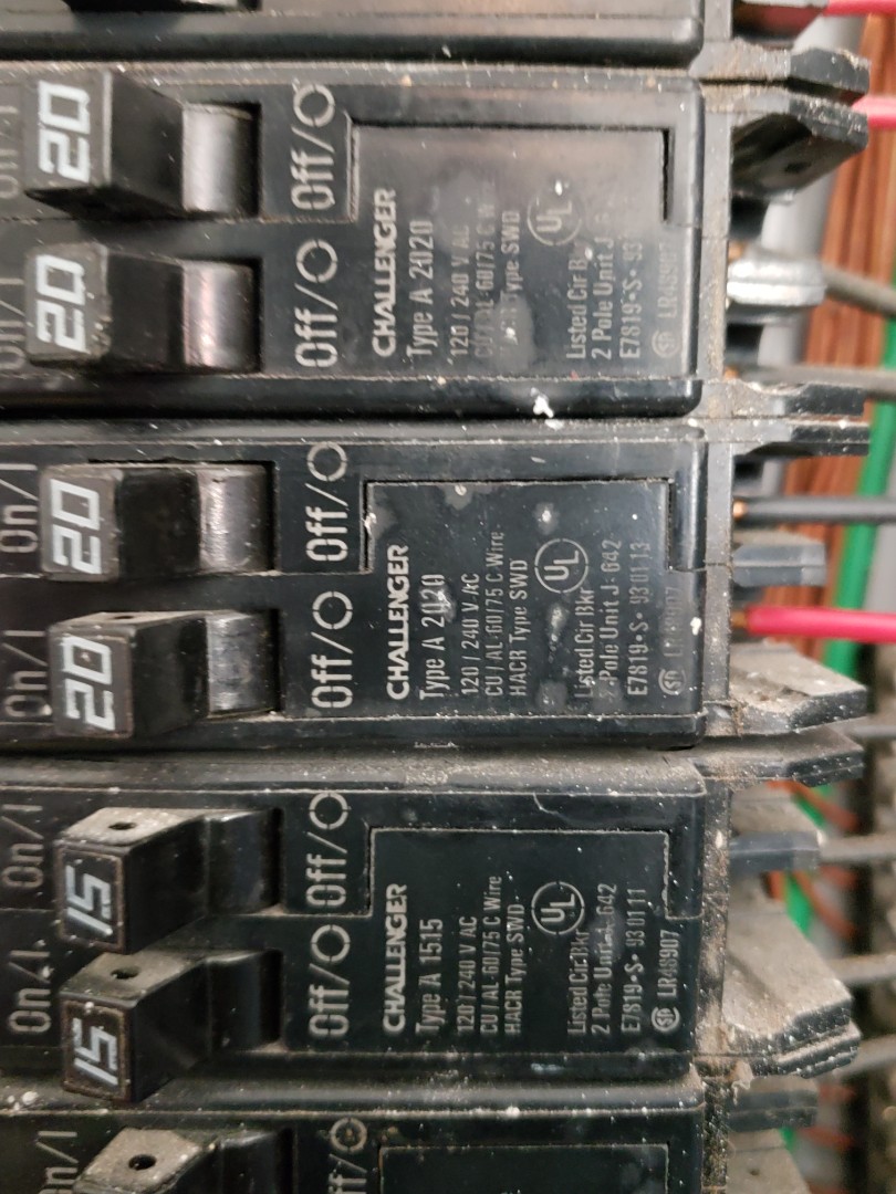 Needs breaker replacement Needs breaker replacement
