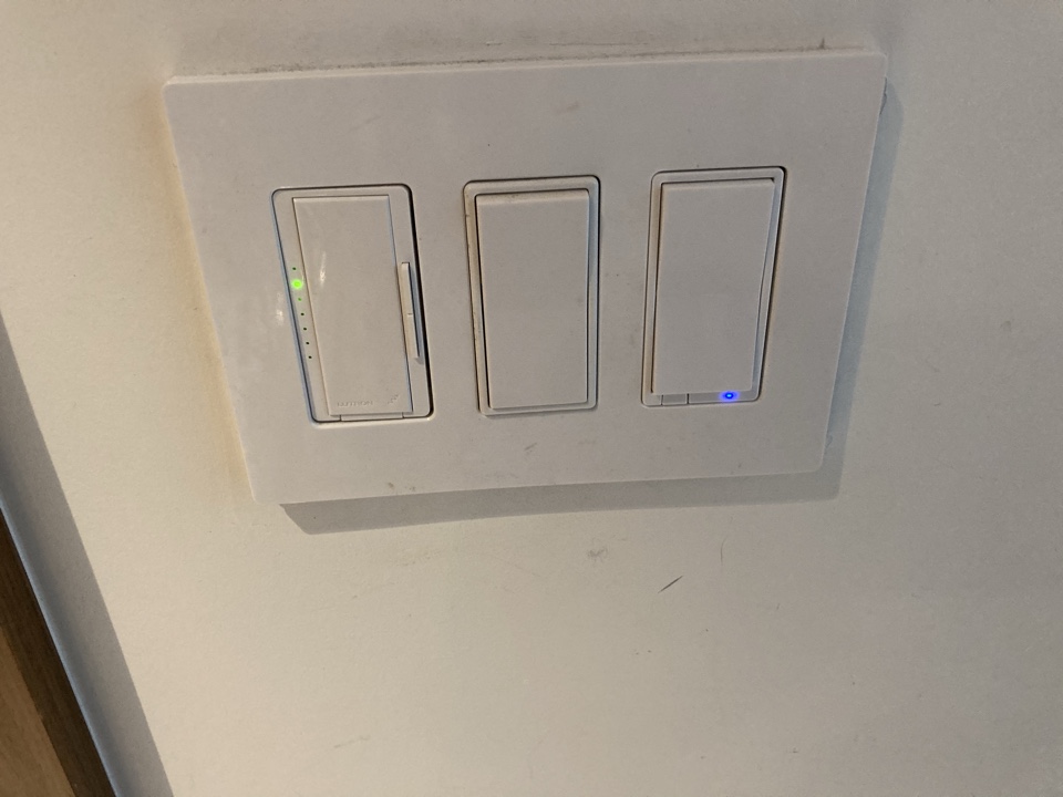 Installed new smart system switches Installed new smart system switches