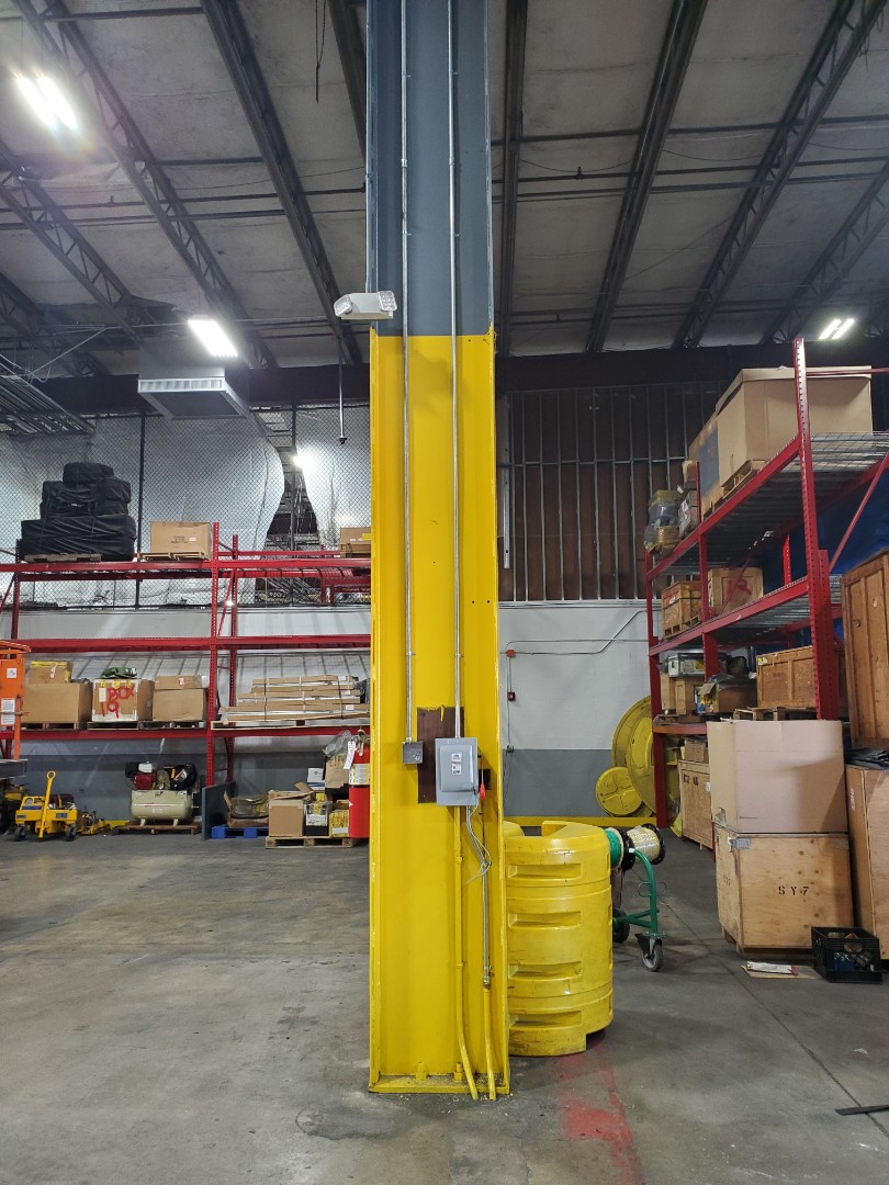 Running pipe for big ass fan Running pipe for big ass fan