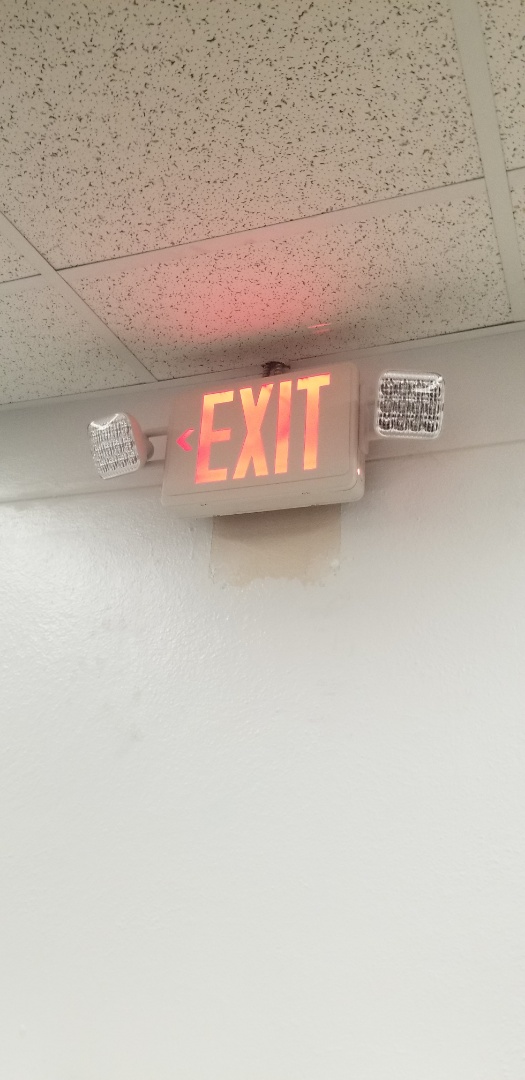 Miami, FL - Installed 1 exit light and 3 exit light combo in Amtrak in Miami Fl. Miami, FL - Installed 1 exit light and 3 exit light combo in Amtrak in Miami Fl.