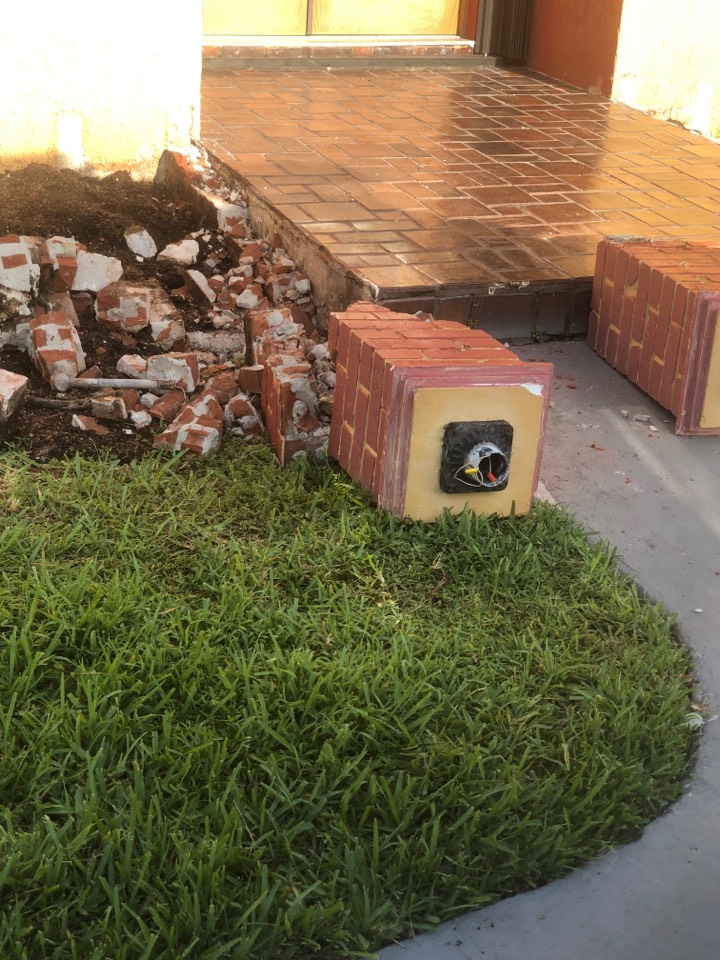 Miami, FL - Made column safe from any electrical threats Miami, FL - Made column safe from any electrical threats