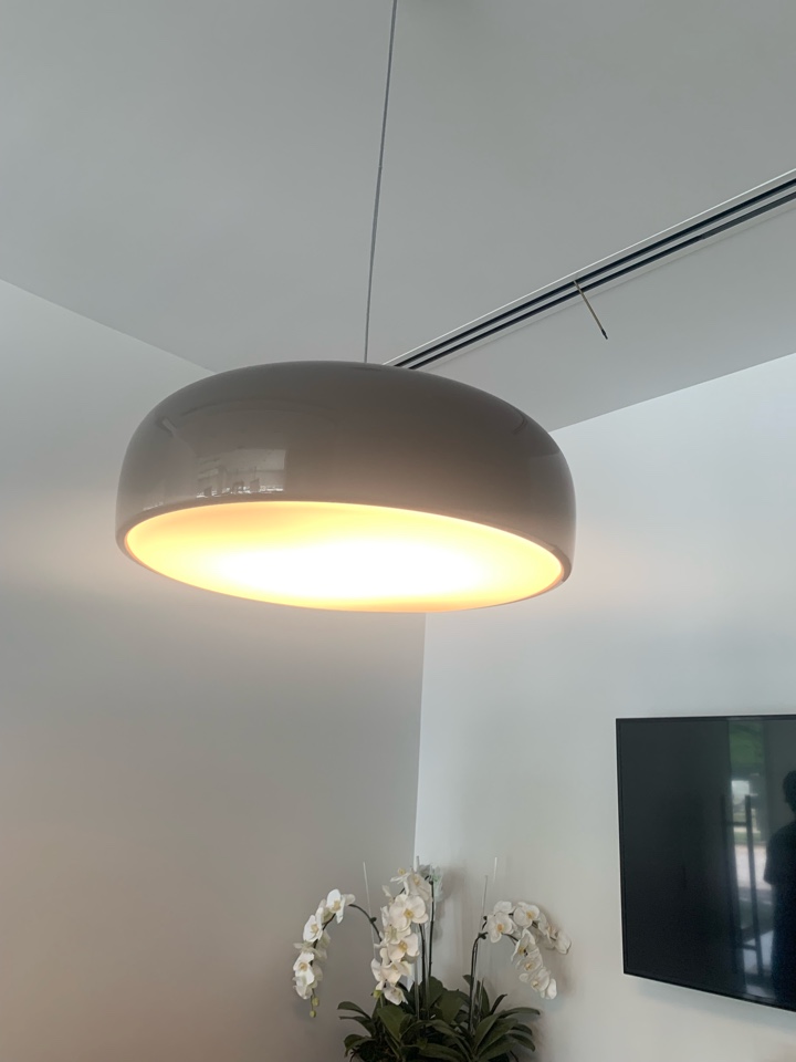 Replaced floating lamp bulb