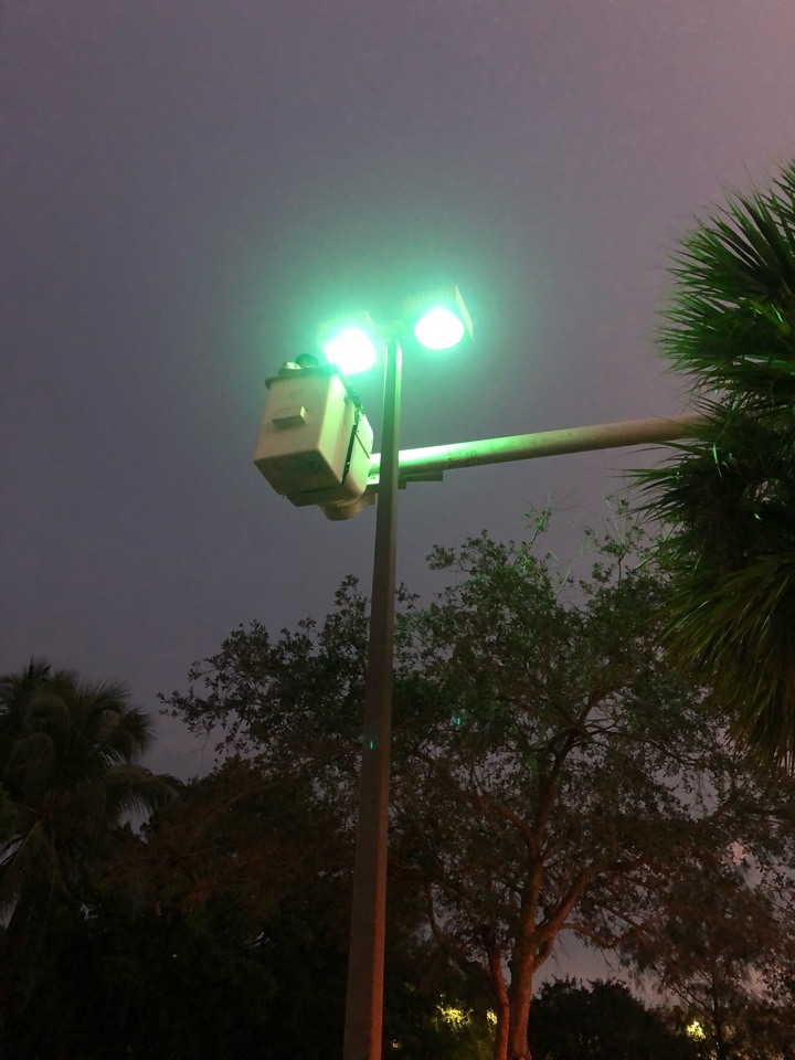 Pembroke Pines, FL - Changed 5 light posts including ballast, lamps and fuses Pembroke Pines, FL - Changed 5 light posts including ballast, lamps and fuses