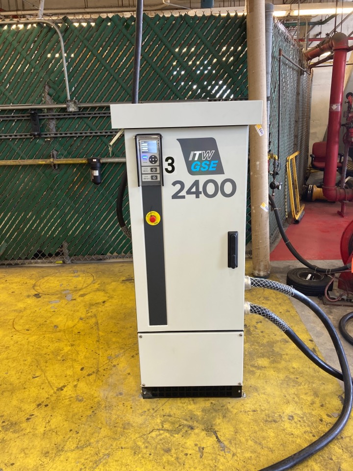 Installing ground power unit power Installing ground power unit power