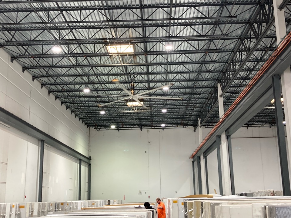 Installing new big ass fans and LED lighting Installing new big ass fans and LED lighting