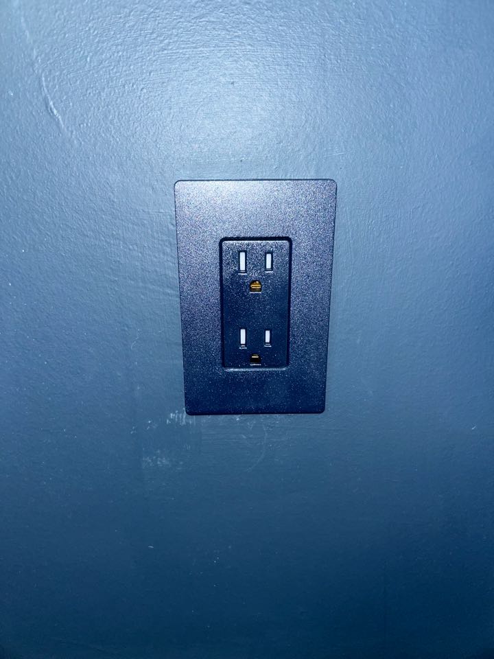 Installed new outlets