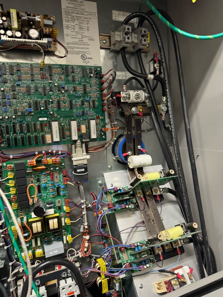 Diagnostic of lighting inverter . LSN lighting inverter has storm damage 