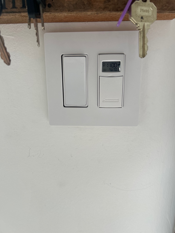 Installed new switch 