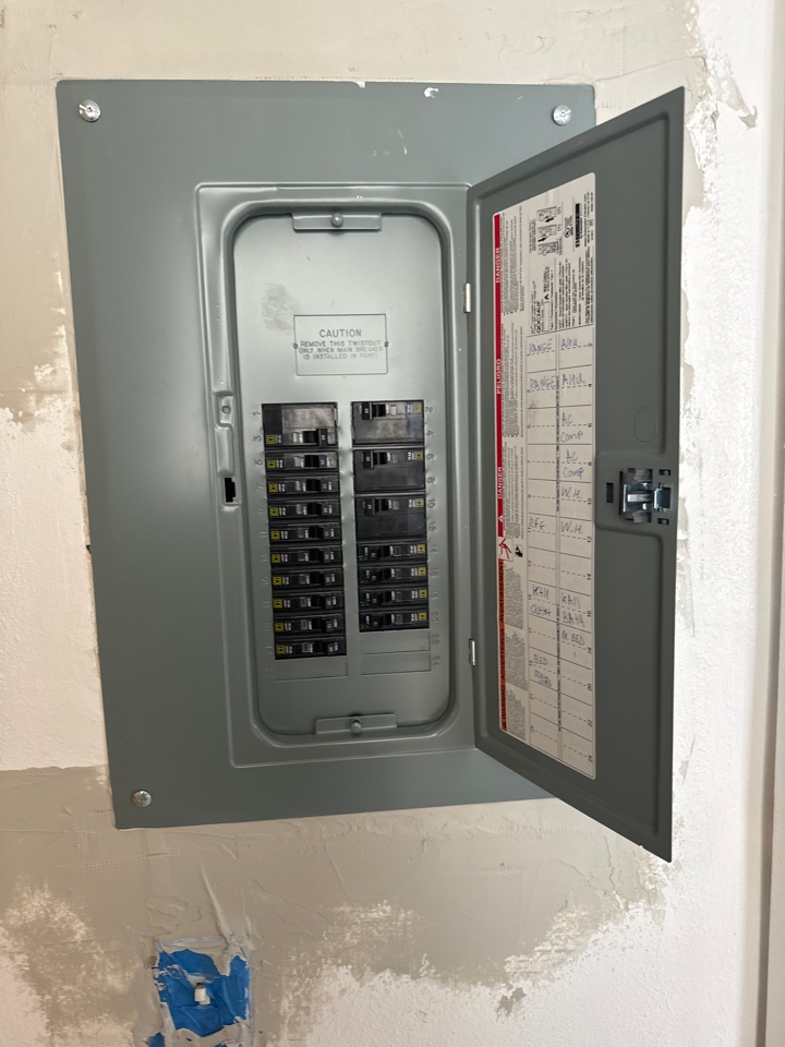 Installed New Eletrical panel 