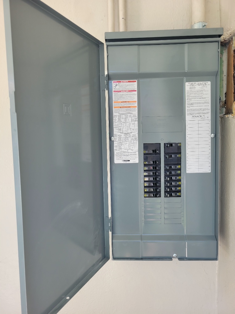 Installed new panel in customers house