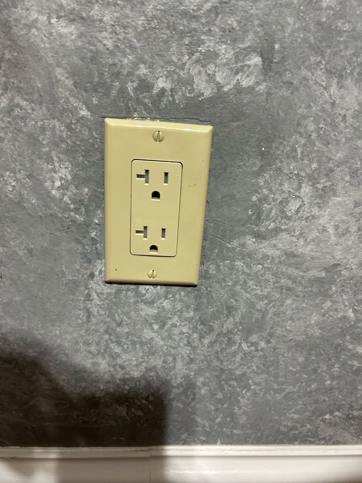 Repaired and installed new outlet 
