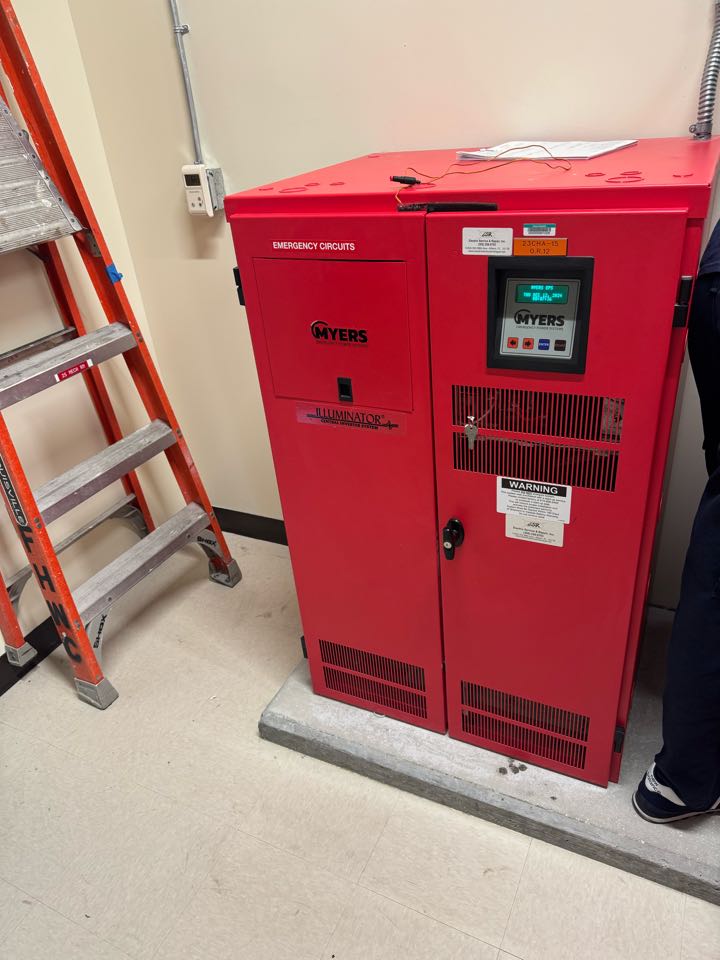 Preventive maintenance on lighting inverters at Advent health 