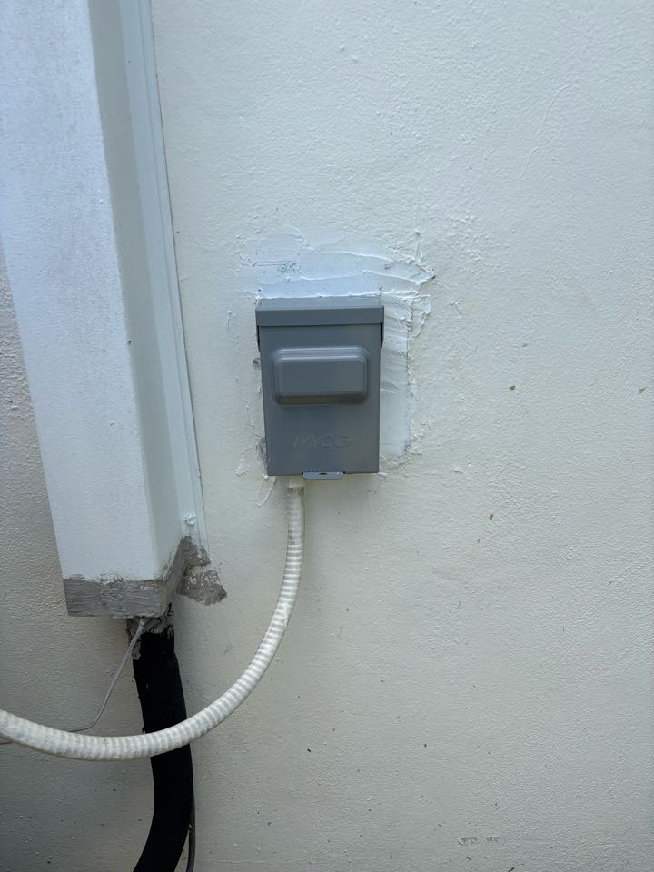 Install A/C Disconnect 