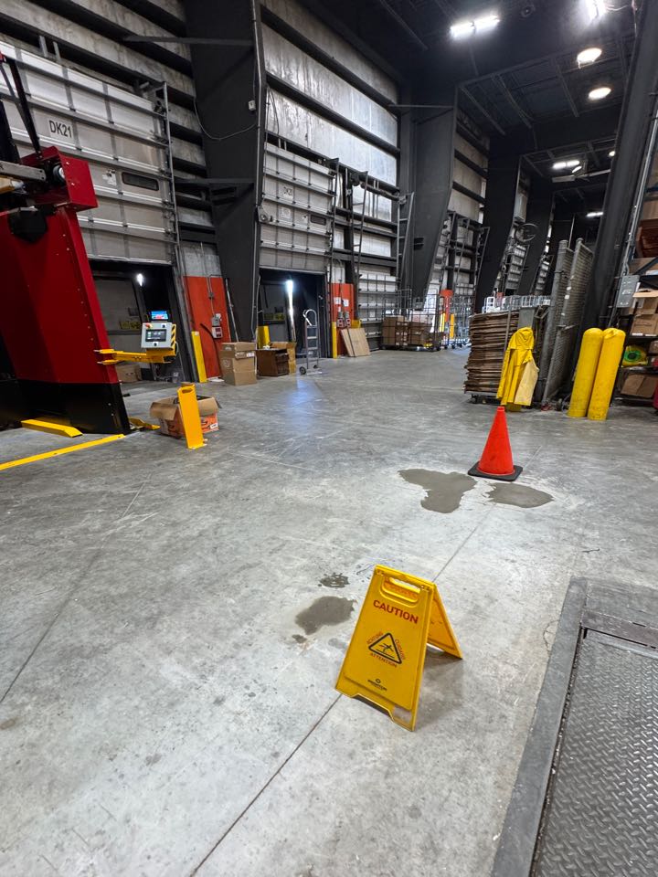Removed bollards for frito lay and patched the concrete  Removed bollards for frito lay and patched the concrete