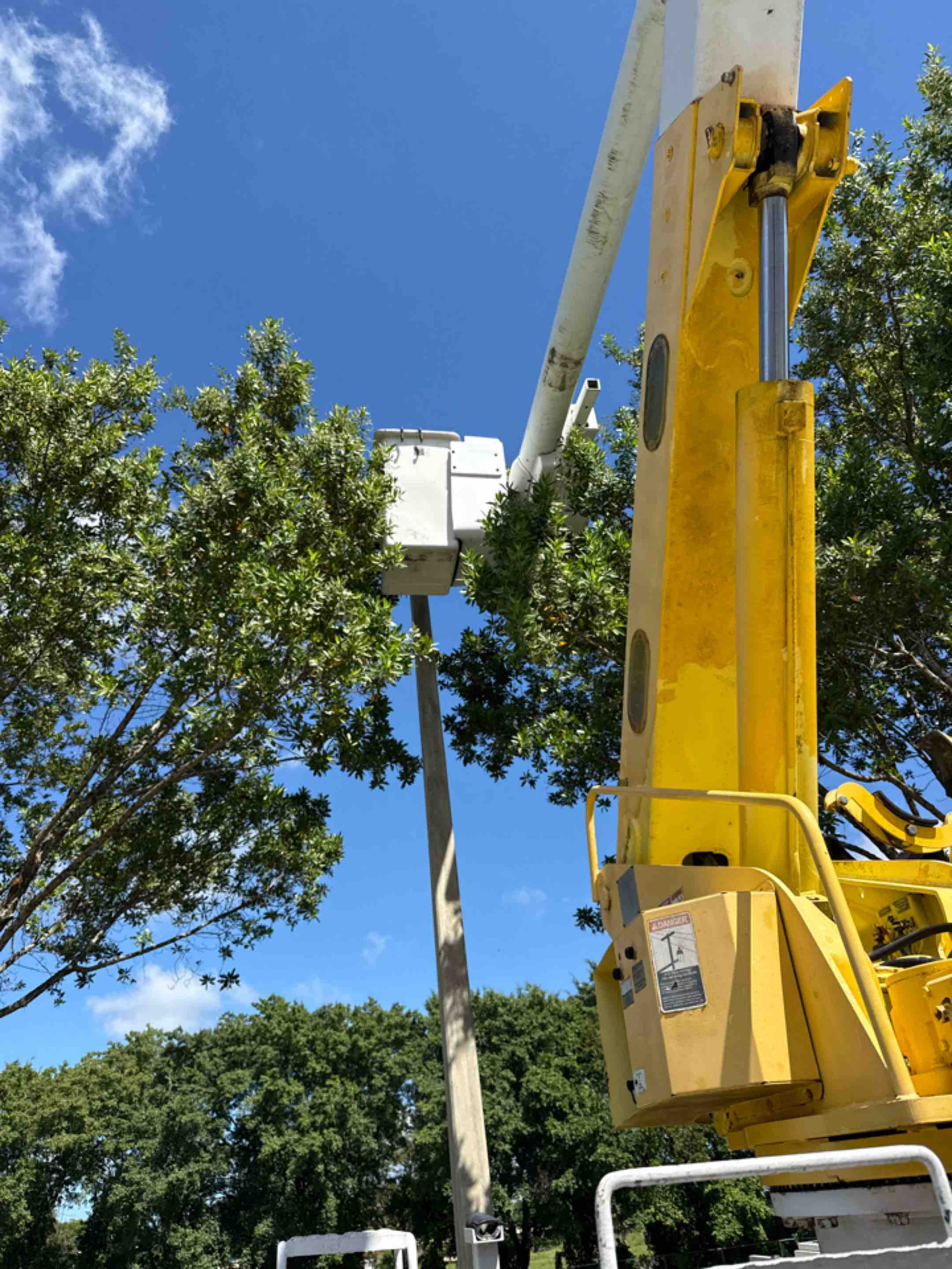 Replacing four led parking lot lights.