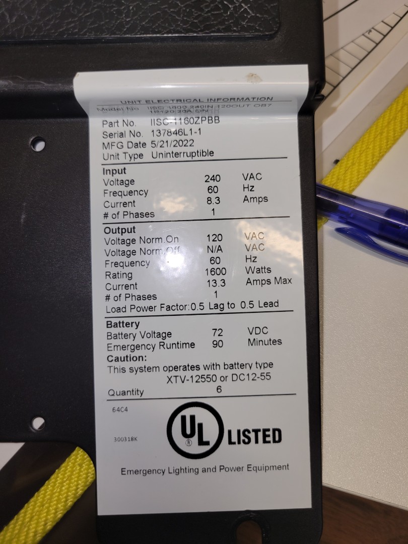 Diagnosed a Myers inverter. Back relay burn needs to be replaced.