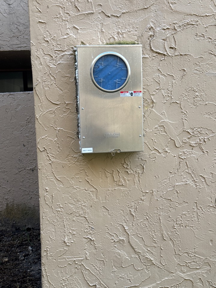 Installed new electrical CT meter can 