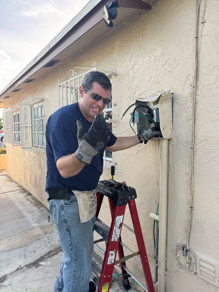 Installed New Electrical Panel and meter can 