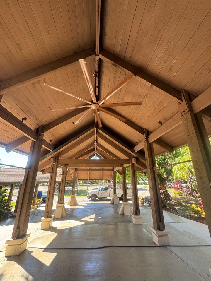 Preventive maintenance on big ass fan 