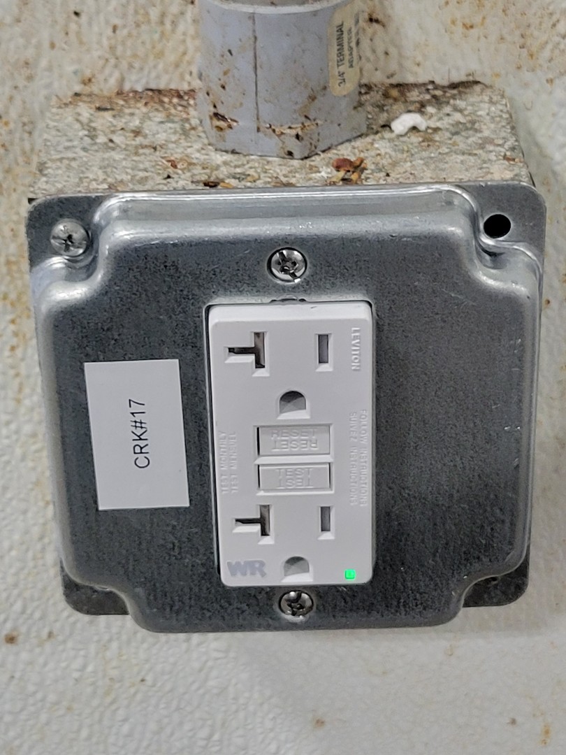 installed 2 new dedicated circuits for 2 GFI. also installed 2x2 led panel light and 2 duplex