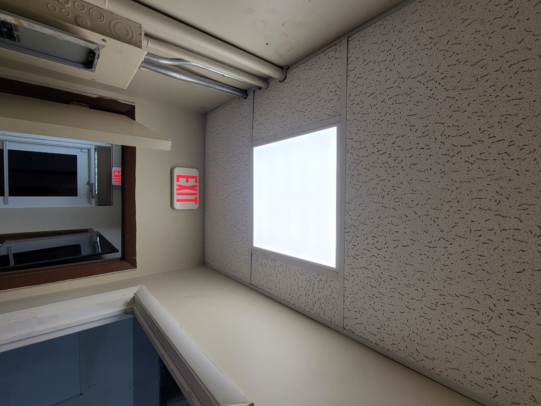 installed 2 new dedicated circuits for 2 GFI. also installed 2x2 led panel light and 2 duplex